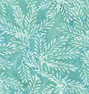 Windham Fabrics Sparkly Christmas Mistletoe Mint Batik Fabric