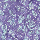Windham Fabrics Sparkly Christmas Pine Leaves Lavender Batik Fabric