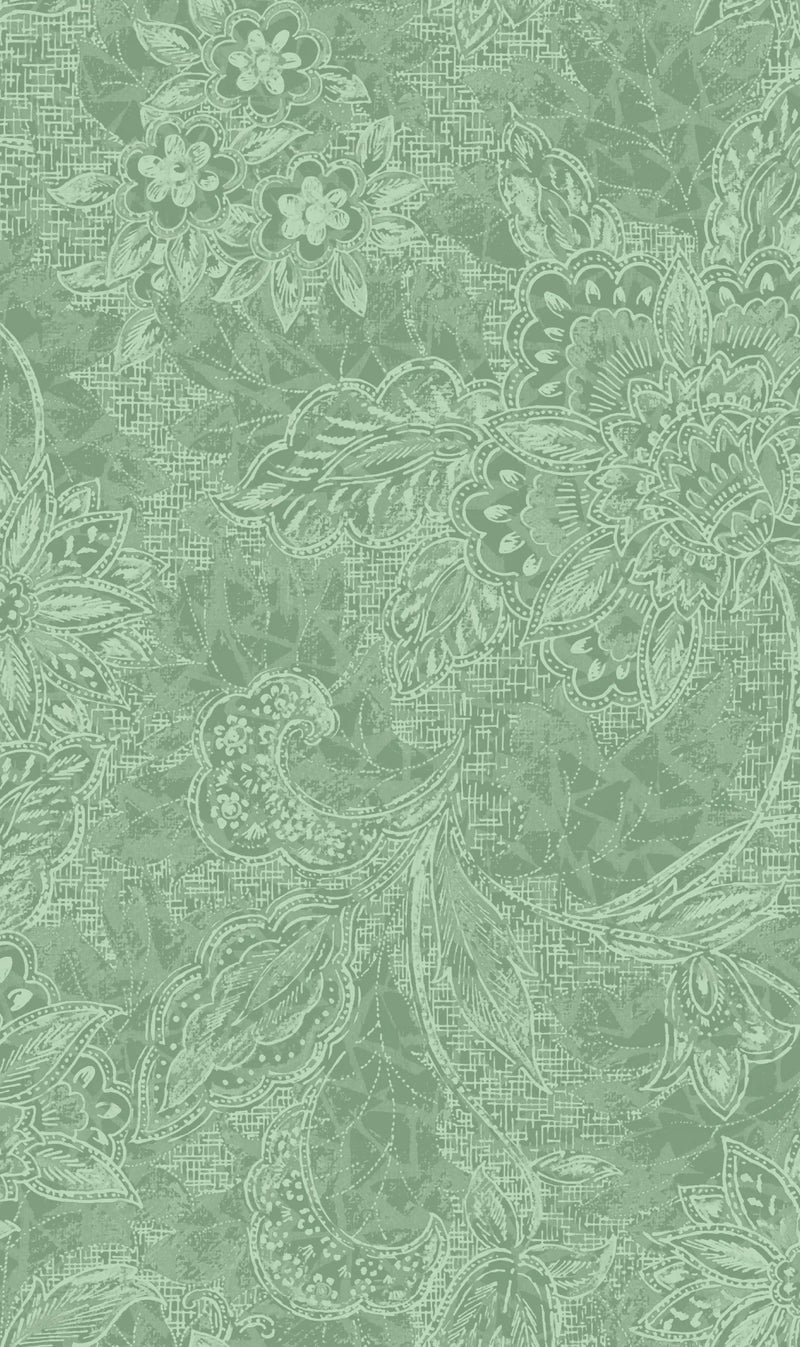 Oasis Fabrics Shadows Sage 118" Wide Back Fabric