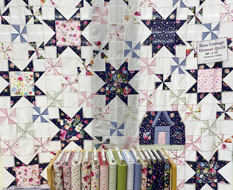 Rose Cottage Retreat Quilt Kit