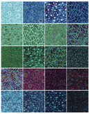 Island Batik Squiggles, Dots And Lines Batik Strip Pack