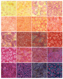 Island Batik Sunset Batik Strip Pack