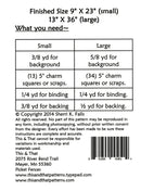 This And That - Picket Fences Pattern