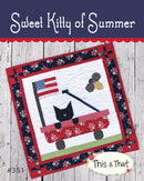 Sweet Kitty Of Summer Wall Hanging Quilt Pattern From This & That