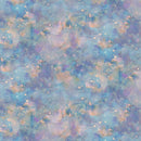 Timeless Treasures Dragonfly Watercolor Texture Blue Fabric