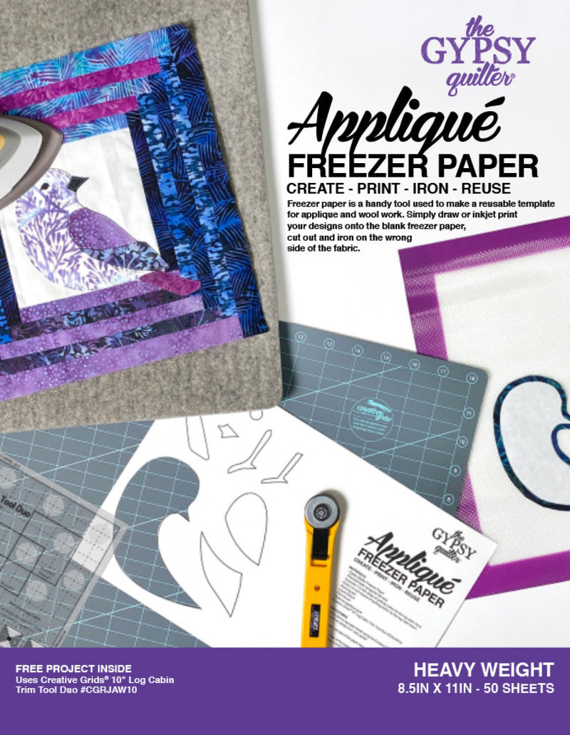 The Gypsy Quilter Heavy Weight Freezer Paper