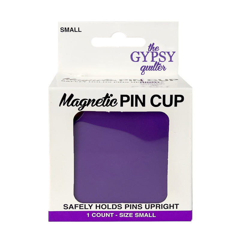 The Gypsy Quilter Magnetic Pin Cup Small Purple