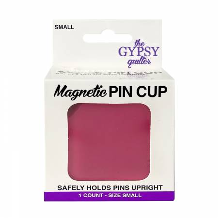 The Gypsy Quilter Magnetic Pin Cup Small Fortune Fuchsia