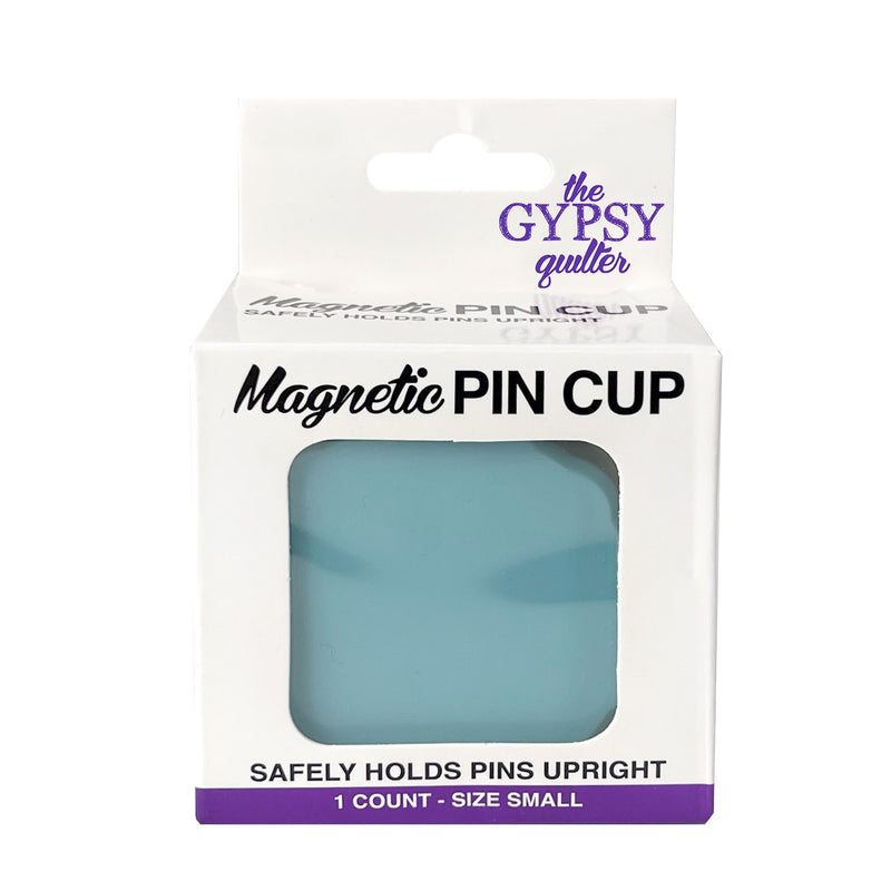 The Gypsy Quilter Magnetic Pin Cup Small Bohemian Blue