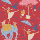 Tilda Jubilee Red Circus Life Fabric
