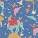 Tilda Jubilee Blue Circus Life Fabric
