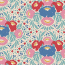 Tilda Jubilee Teal Autumn Bouquet Fabric