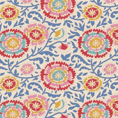 Tilda Jubilee Blue Elodie Fabric