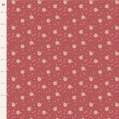 Tilda Sanctuary Daisydream Rhubarb Fabric