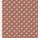 Tilda Sanctuary Cottonfield Maroon Fabric