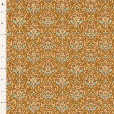 Tilda Sanctuary Adina Ochre Fabric