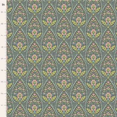 Tilda Sanctuary Adina Greygreen Fabric