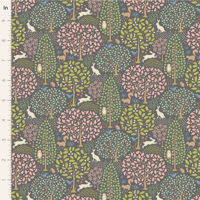 Tilda Sanctuary Forest Greygreen Fabric