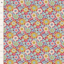 Tilda Wallflower Lauren Burgundy Fabric