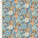 Tilda Wallflower Blue Fabric