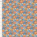 Tilda Wallflower Beverly Blue Fabric