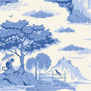 Preorder Tilda Something Blue Cottonview Cream Fabric