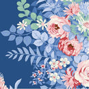 Preorder Tilda Something Blue Whimsyflower Night Fabric