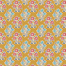 Tilda Jubilee Mustard Farm Flowers Fabric