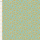Tilda Wallflower Bellflower Teal Fabric
