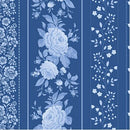 Tilda Something Blue Borders Night Fabric