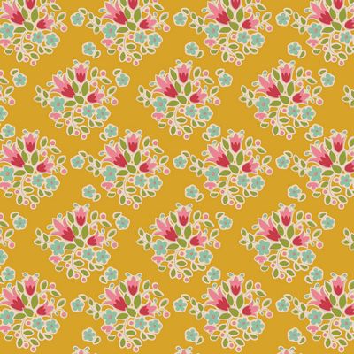 Tilda Creating Memories Lulu Yellow Fabric