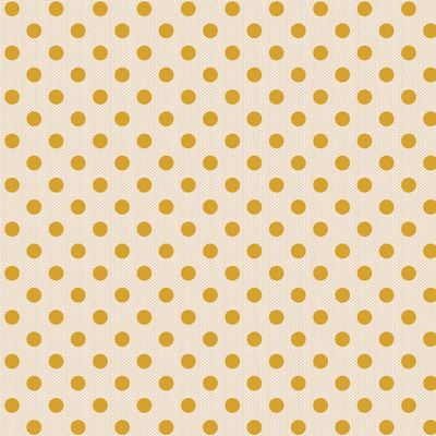 Tilda Creating Memories Woven Polka Dot Yellow Fabric