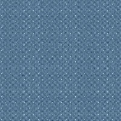 Tilda Creating Memories Woven Tiny Dot Blue Fabric