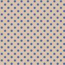 Tilda Creating Memories Woven Polka Dot Blue Fabric
