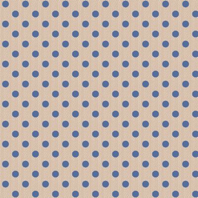 Tilda Creating Memories Woven Polka Dot Blue Fabric