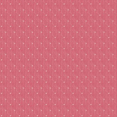 Tilda Creating Memories Woven Tiny Dot Red Fabric