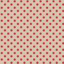 Tilda Creating Memories Woven Polka Dot Red Fabric