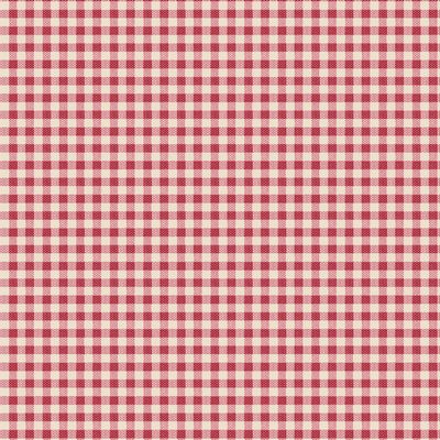 Tilda Creating Memories Woven Gingham Red Fabric