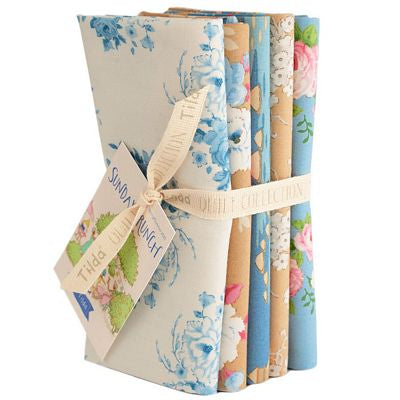 Tilda Sunday Brunch Blue Sand Fat Quarter Bundle