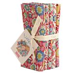 Tilda Wallflower Burgundy Pink Fat Quarter Bundle