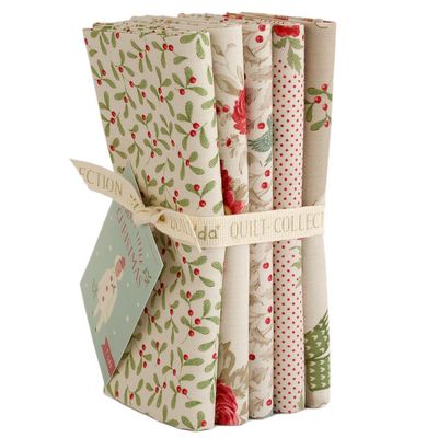 Tilda Merry Little Christmas Cream Fat Quarter Bundle