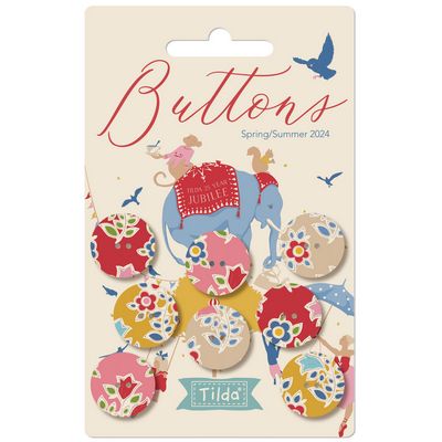 Tilda Jubilee .72 Inch Button Pack