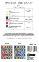 Mod Display Quilt Pattern