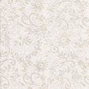 Timeless Treasures Floral And Swirl Pearls Ecru Batik Fabric