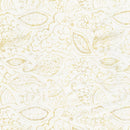 TT Chateau Leaves Champagne Tonga Batik Fabric