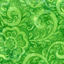 Timeless Treasures Tonga Batik Fiesta Flower Fern Fabric