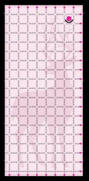Tula Pink Non Slip 8.5 x 18.5 Deer Ruler