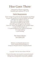 The Pattern Basket Hoo Goes There Pattern