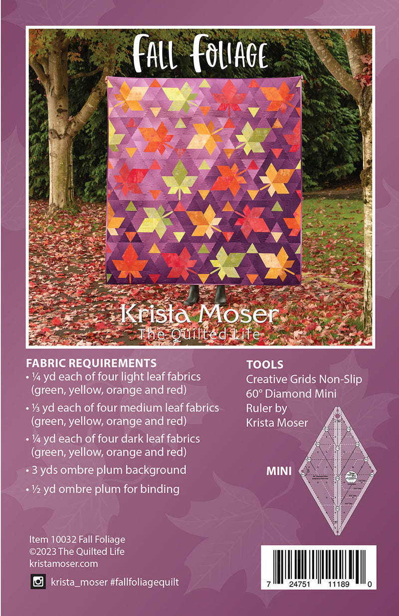 The Quilted Life Fall Foliage Quilt Pattern