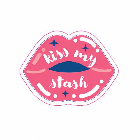 Kiss My Stash Sticker